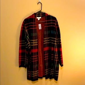 NWT CJ Banks Holliday cardigan plus size X 14W